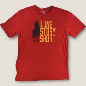 Willie Nelson 90 Shirt Small Red Long Story Short Hollywood Bowl Concert 2023